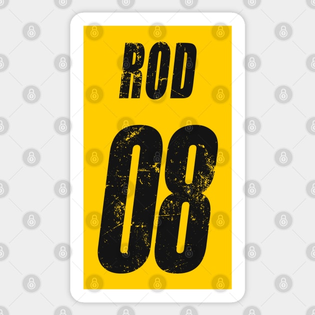 Team BART - Rod 08 Double Sided Sticker by Hucker Apparel